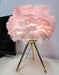 Goose Feather Table Lamp-DWHOME