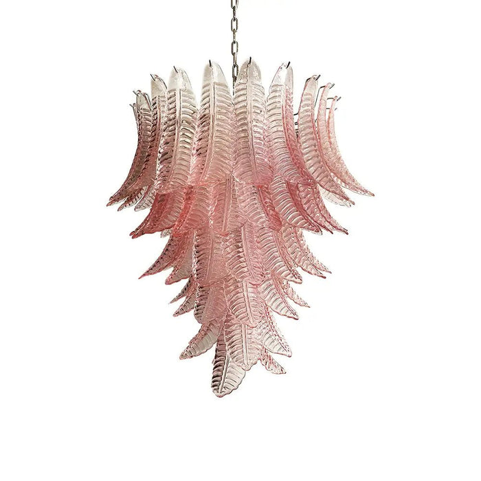 Gorgeous Murano Felci Pink Glass Chandelier-DWHOME