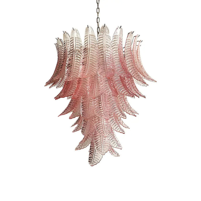Gorgeous Murano Felci Pink Glass Chandelier-DWHOME