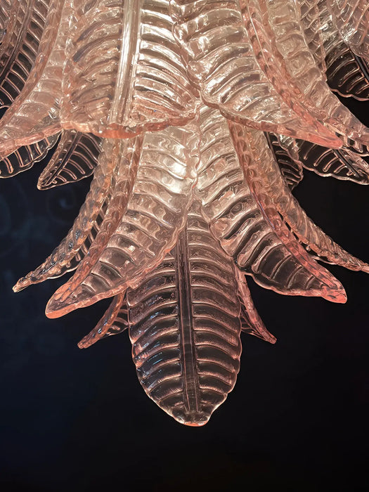 Gorgeous Murano Felci Pink Glass Chandelier-DWHOME