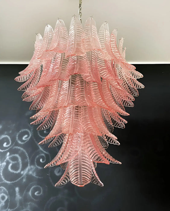 Gorgeous Murano Felci Pink Glass Chandelier-DWHOME