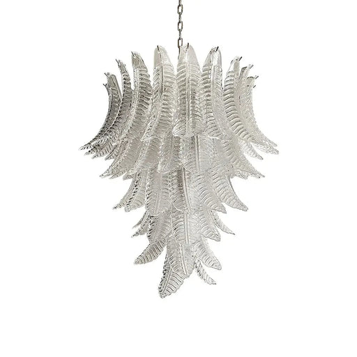 Gorgeous Murano Felci Transparent Glass Chandelier-DWHOME
