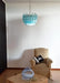 Gorgeous Murano Quadriedri Prisms Blue Chandelier-DWHOME