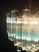 Gorgeous Murano Quadriedri Prisms Blue Chandelier-DWHOME