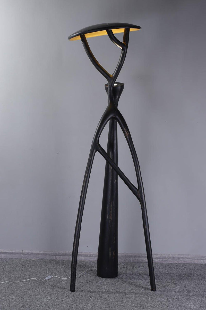 Gothic Tree Sculpture Floor Lamp-DWHOME