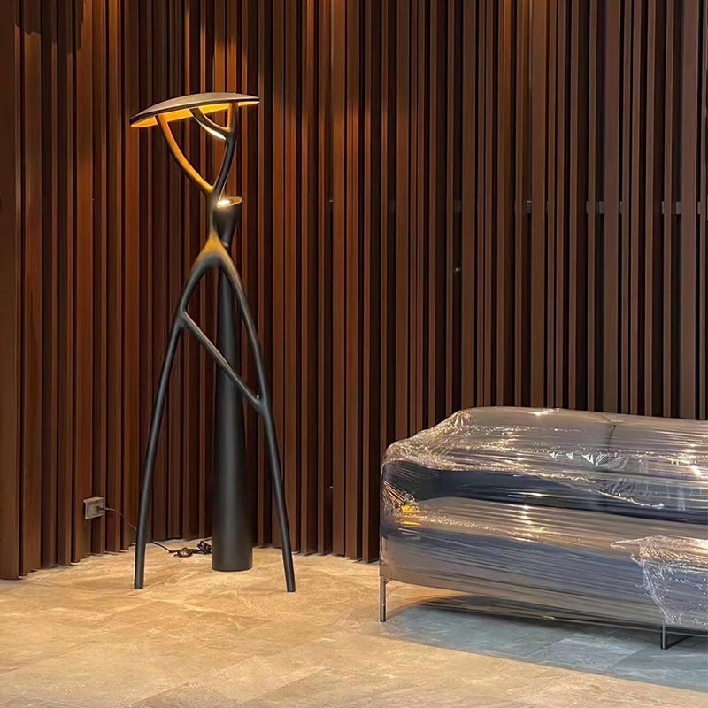 Gothic Tree Sculpture Floor Lamp-DWHOME