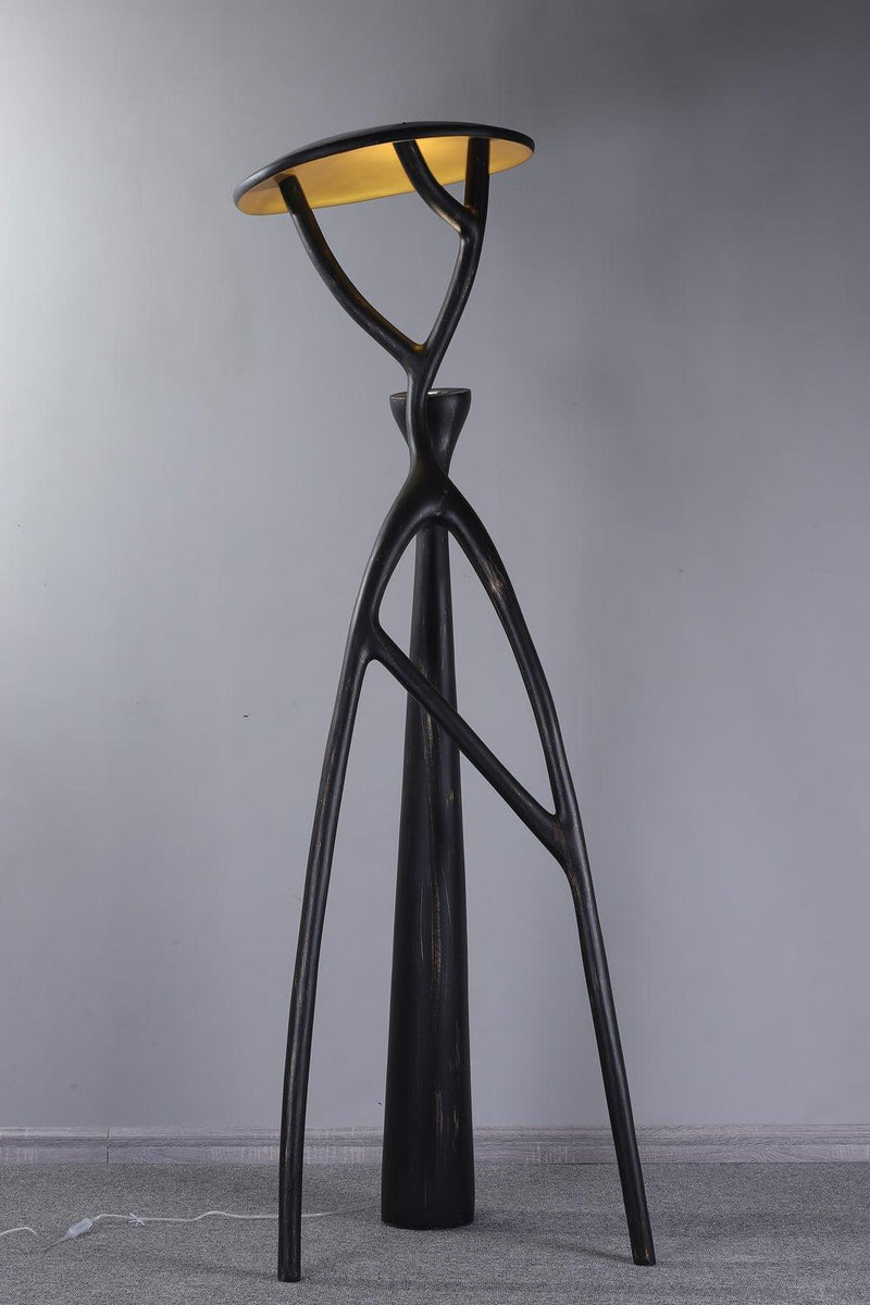Gothic Tree Sculpture Floor Lamp-DWHOME