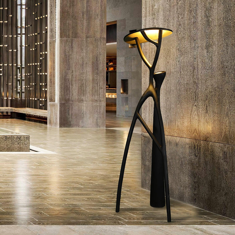 Gothic Tree Sculpture Floor Lamp-DWHOME