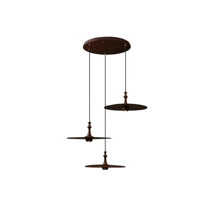 Spindle Disc Pendant Lamp-DWHOME