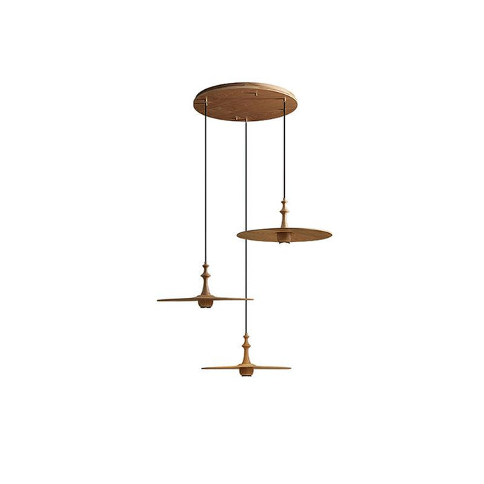Spindle Disc Pendant Lamp-DWHOME