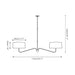 Grande Four Arm Chandelier-DWHOME