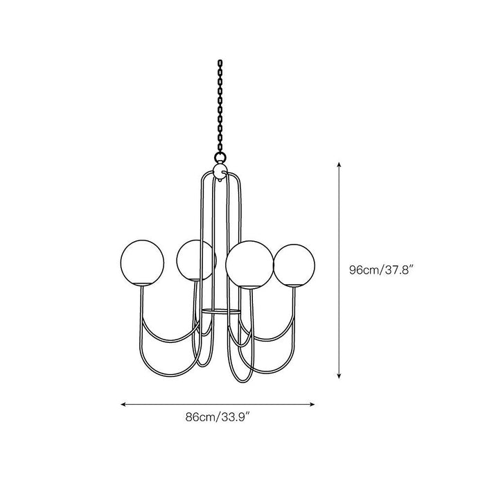 Apollo Chandelier-DWHOME