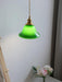 Green Bell Pendant Light.