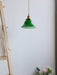 Green Bell Pendant Light.