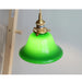 Green Bell Pendant Light.