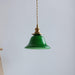 Green Bell Pendant Light.