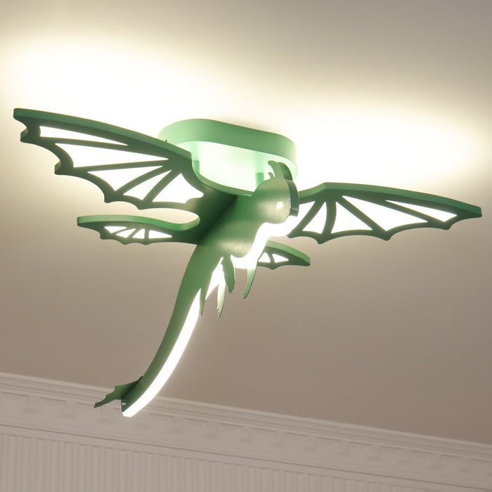 Green Dinosaur Ceiling Light.