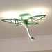 Green Dinosaur Ceiling Light-DWHOME