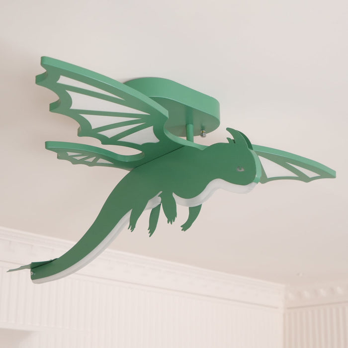 Green Dinosaur Ceiling Light.