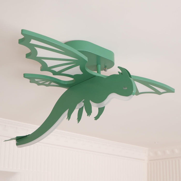 Green Dinosaur Ceiling Light-DWHOME