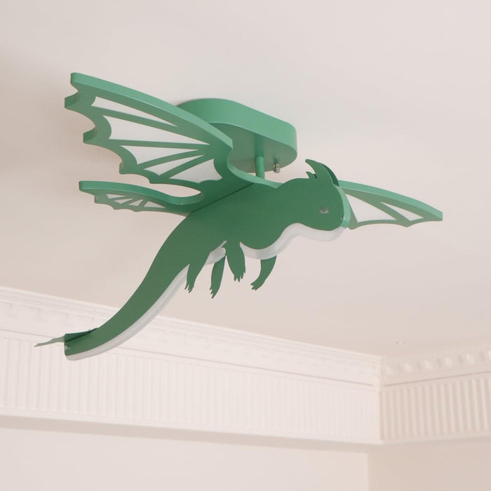 Green Dinosaur Ceiling Light-DWHOME