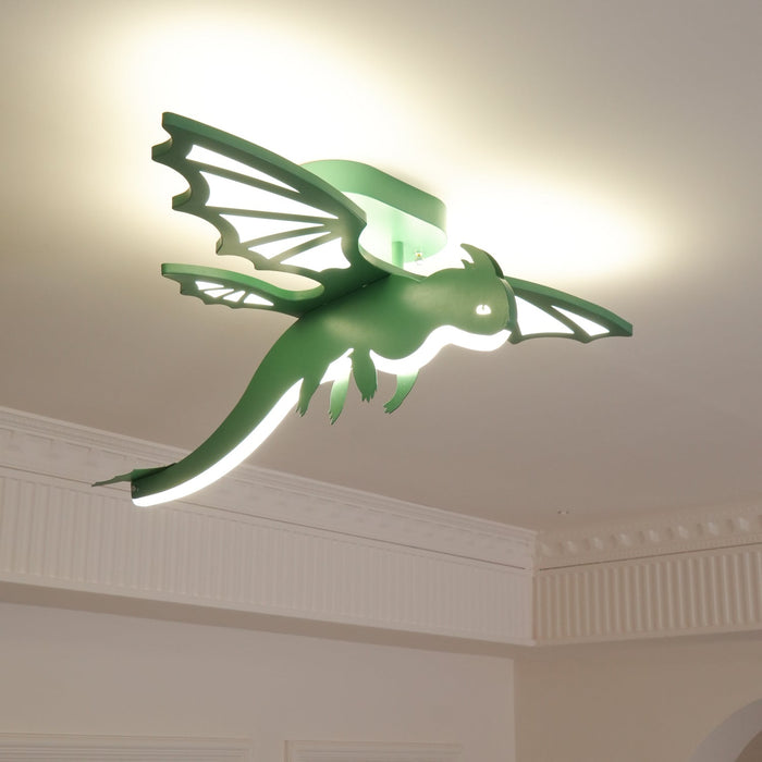 Green Dinosaur Ceiling Light.