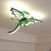 Green Dinosaur Ceiling Light.