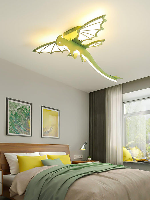 Green Dinosaur Ceiling Light.