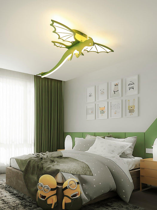 Green Dinosaur Ceiling Light.