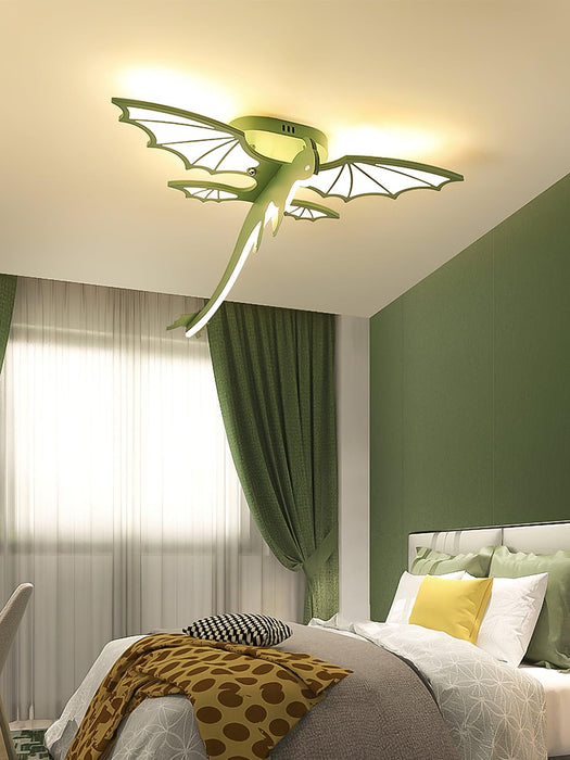 Green Dinosaur Ceiling Light.