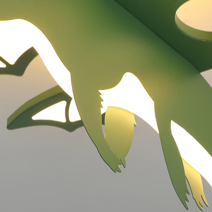 Green Dinosaur Ceiling Light-DWHOME