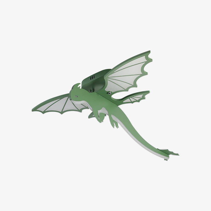 Green Dinosaur Ceiling Light - Vakkerlight