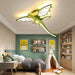 Green Dinosaur Ceiling Light-DWHOME