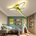 Green Dinosaur Ceiling Light.