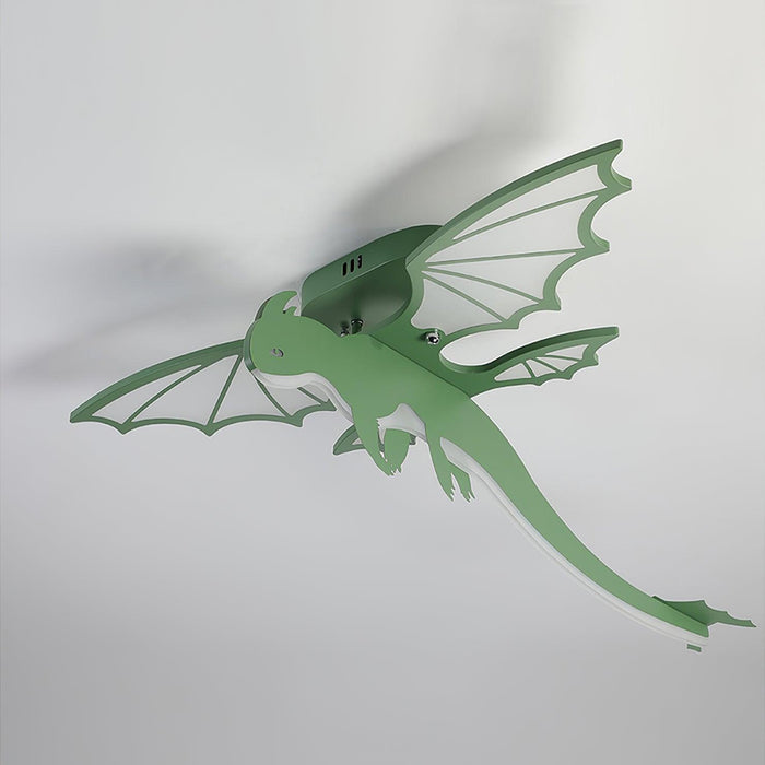 Green Dinosaur Ceiling Light-DWHOME