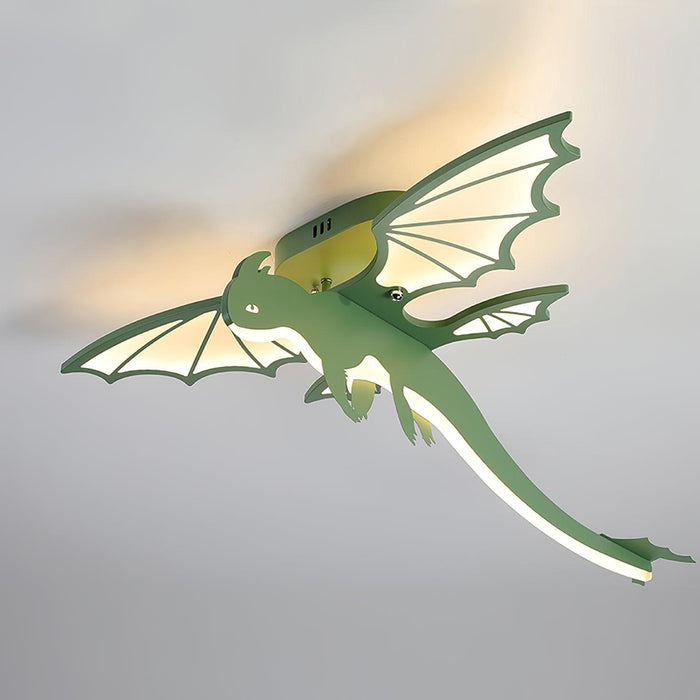 Green Dinosaur Ceiling Light-DWHOME