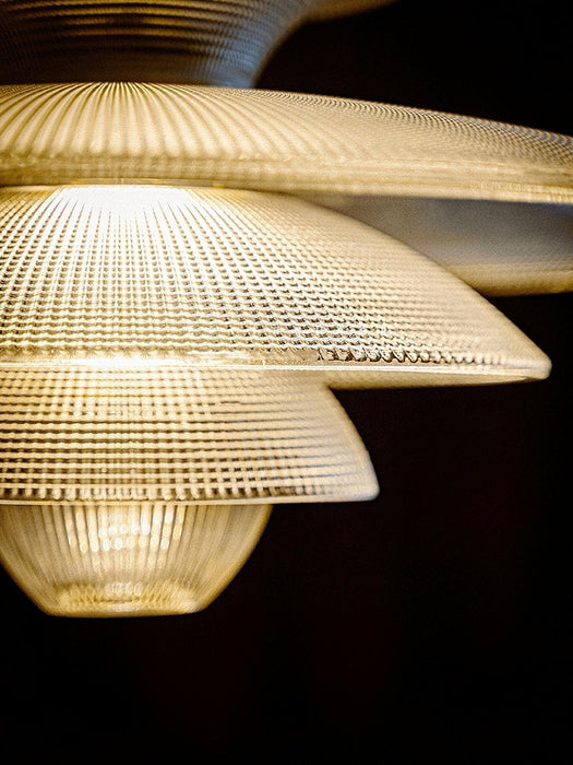 Grid Glass Pendant Light-DWHOME