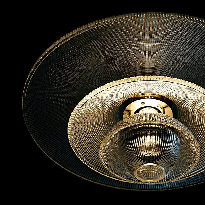 Grid Glass Pendant Light-DWHOME