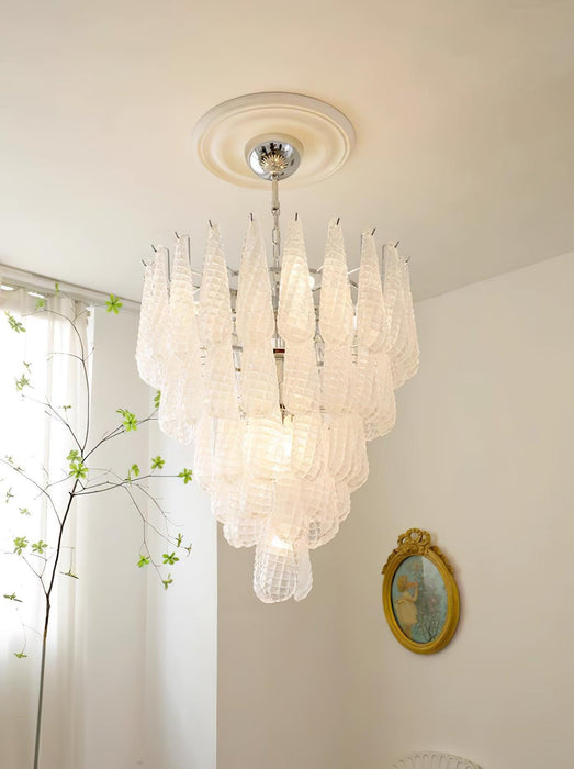 Grid Glass Waterfall Chandelier - DWHOME