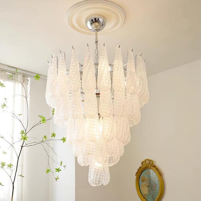 Grid Glass Waterfall Chandelier - DWHOME