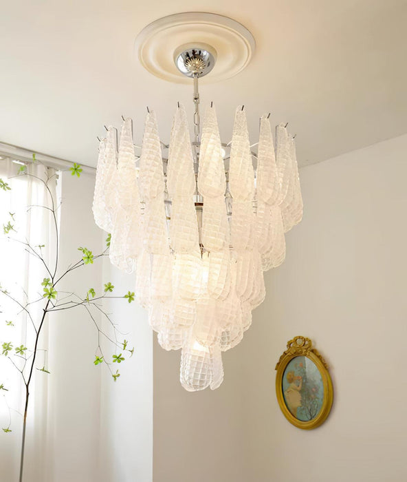 Grid Glass Waterfall Chandelier - DWHOME