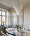 Grid Glass Waterfall Chandelier - Vakkerlight