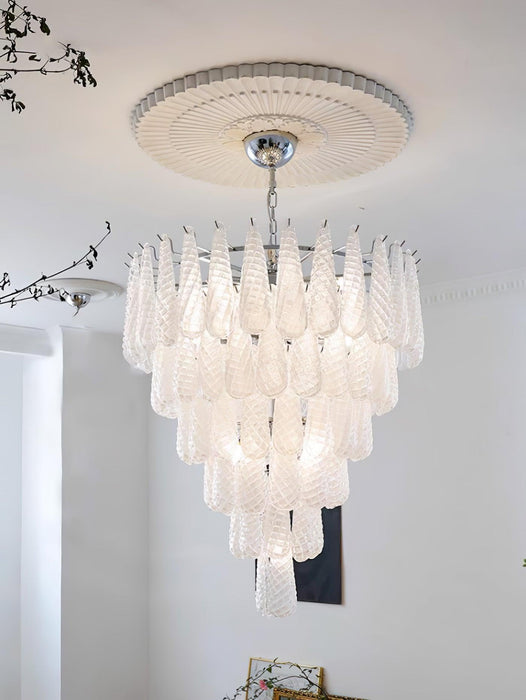 Grid Glass Waterfall Chandelier - DWHOME