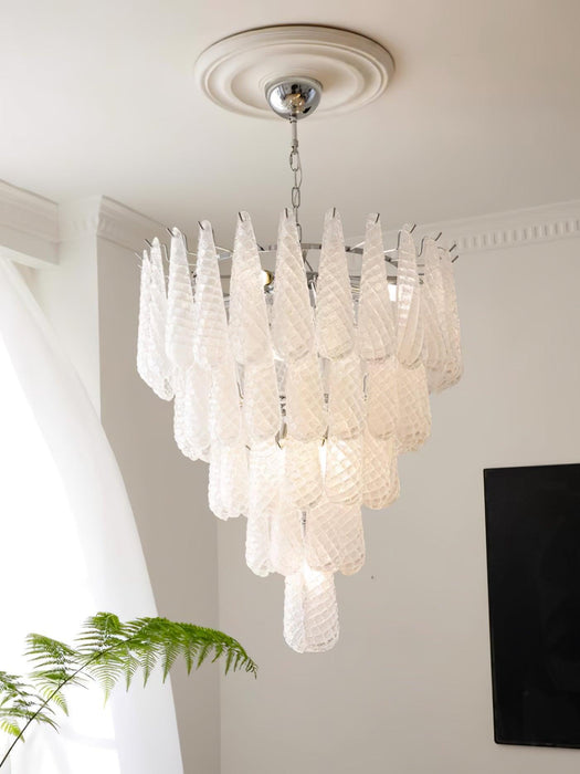 Grid Glass Waterfall Chandelier - DWHOME