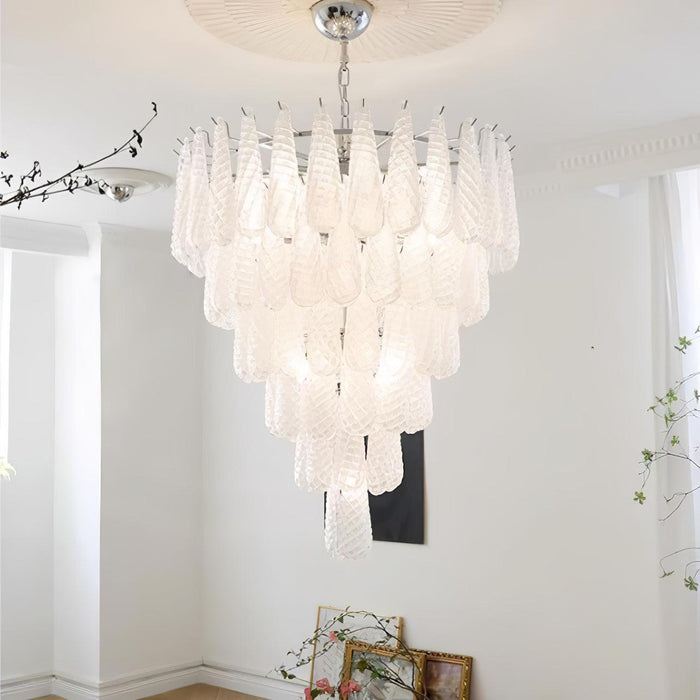 Grid Glass Waterfall Chandelier - Vakkerlight