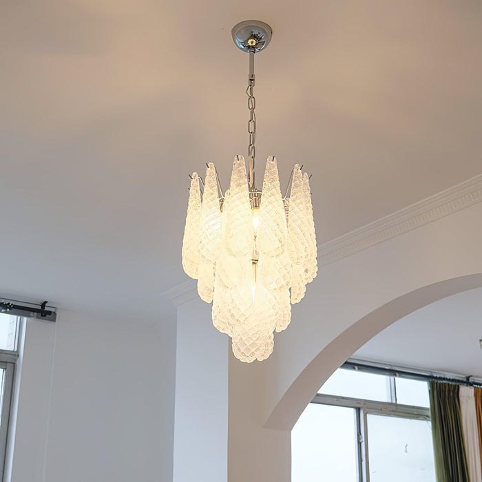 Grid Glass Waterfall Chandelier - DWHOME