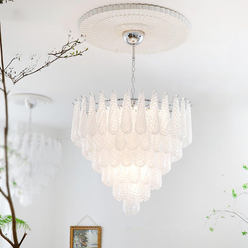 Grid Glass Waterfall Chandelier - DWHOME