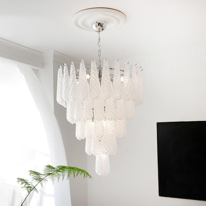 Grid Glass Waterfall Chandelier - DWHOME