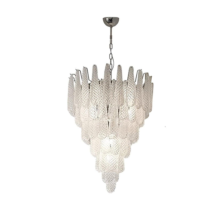 Grid Glass Waterfall Chandelier - Vakkerlight