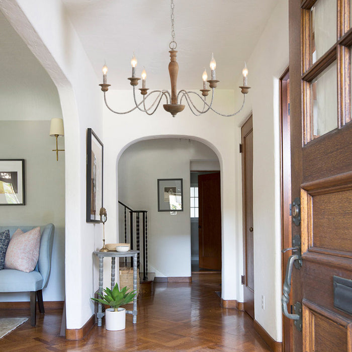 Gwynn Candle Chandelier-DWHOME